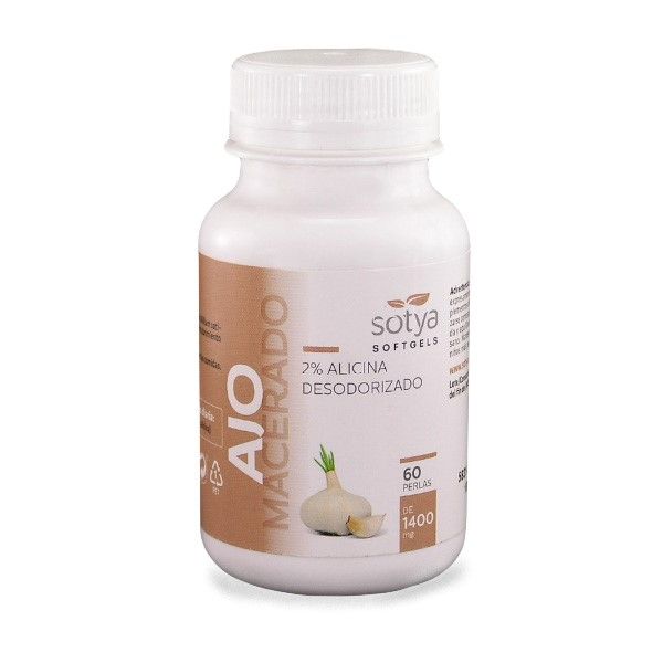 Imagen Ajo Macerado 60 Perlas de 1.400 mg. Sotya Ajo 60 perlas Sotya