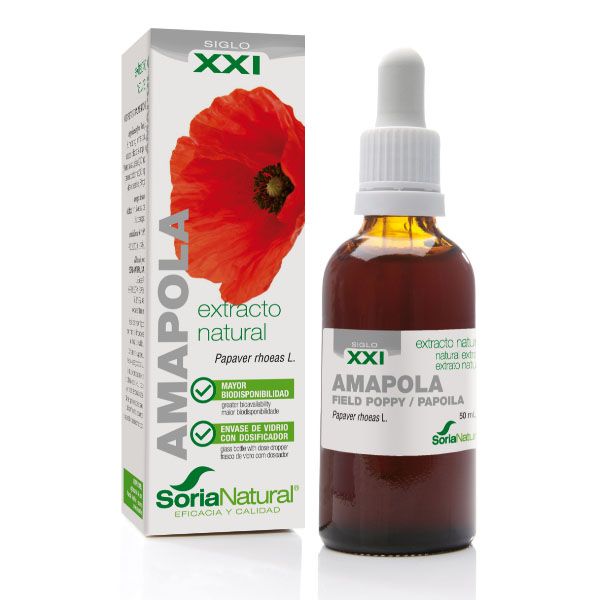 Imagen Amapola Extracto S.XXI de Soria Natural Amapola extracto relajante Soria