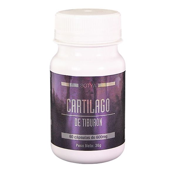 Imagen Cartílago de Tiburón 60 Cápsulas de 600 mg. Sotya Cartílago tiburón cápsulas Sotya
