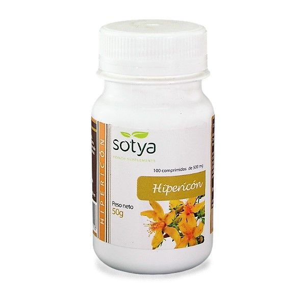 Imagen Hipericón 100 comprimidos de 500 mg. Sotya Hierba de San juan