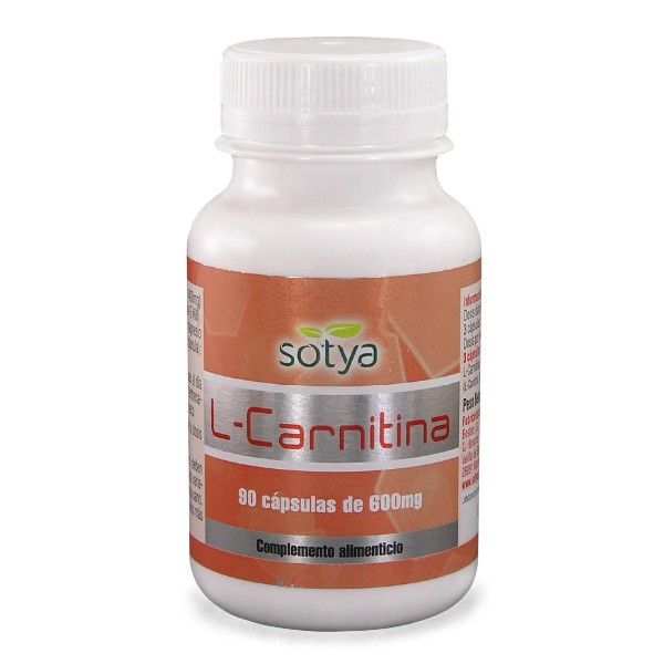 Imagen L-Carnitina 90 cápsulas 600 mg. Sotya Carnitina de fácil asimilación