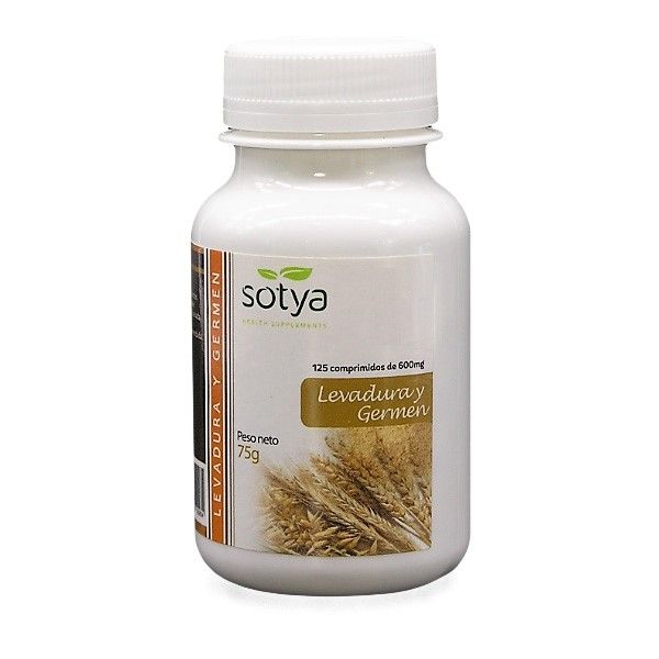 Imagen Levadura con Germen de Trigo 125 Comprimidos Sotya. Levadura con germen 125