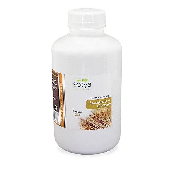 Imagen Levadura y Germen 550 comprimidos de 600 mg. Sotya Levadura y germen 550 comprimidos
