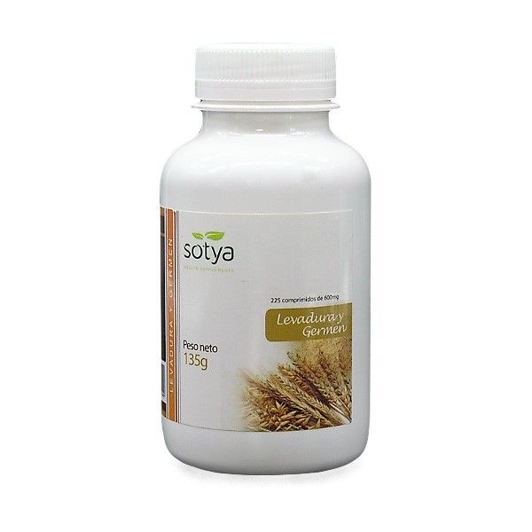 Imagen Levadura y Germen de Trigo 225 Comprimidos Sotya Levadura con germen 225 comprimidos