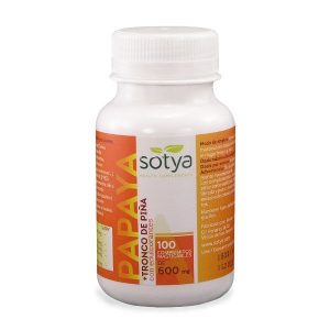 Papaya comprimidos masticables