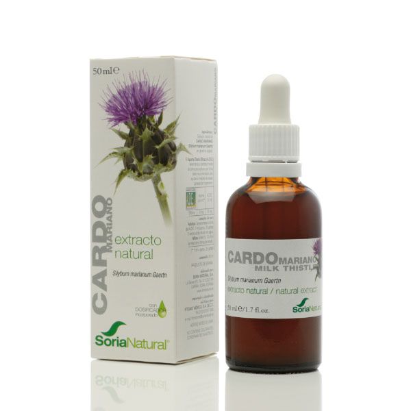 Imagen Cardo Mariano extracto natural Soria Natural Cardo mariano extracto glicerina