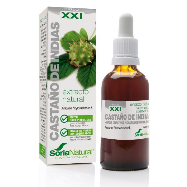 Imagen Castaño de Indias extracto natural S.XXI Soria Natural Extracto Castaño indias propiedades