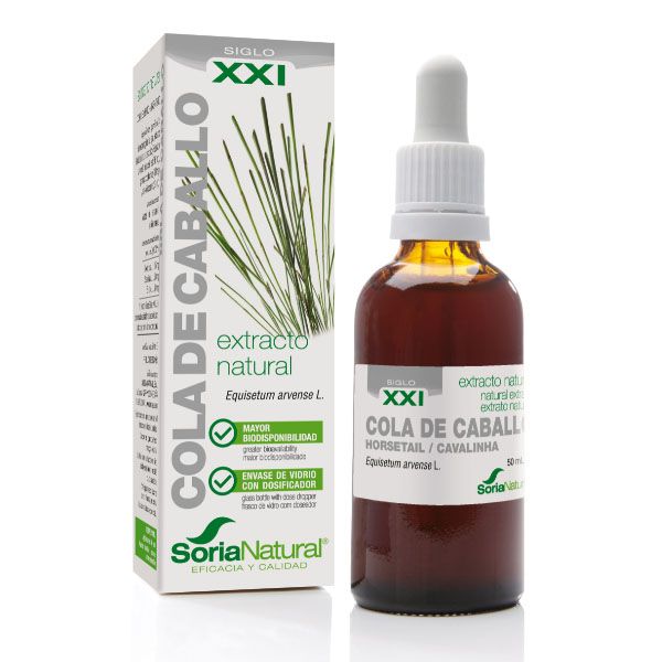 Imagen Cola de Caballo extracto natural S.XXI Soria Natural Extracto Cola caballo propiedades