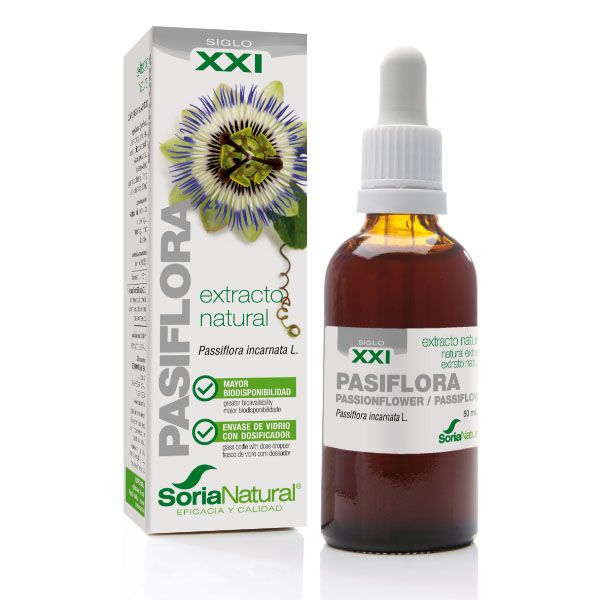 Imagen Pasiflora extracto natural S.XXI Soria Natural Extracto pasiflora gotas Soria Natural