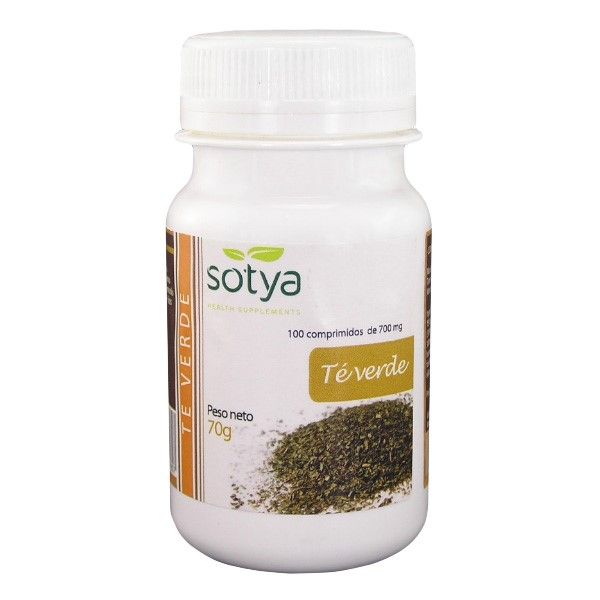 Imagen Té verde 100 comprimidos 700 mg. Sotya Comprimidos Té verde Sotya