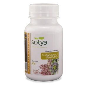 Valeriana y Pasiflora Sotya 90 cápsulas de 450 mg