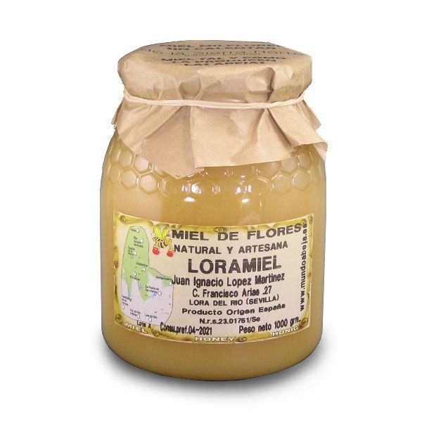 Miel pura de milflores sin calentar Lora Miel Miel pura sin calentar