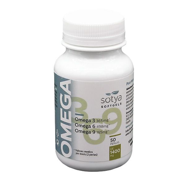 Imagen Omega 369 50 perlas de 1400 mg. Sotya Omega 369 1400 mg. Sotya