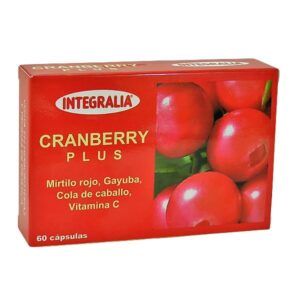 Cranberry Plus Integralia con arándano rojo americano y mirtilo en cápsulas