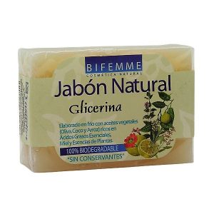 Jabón natural de glicerina bifemme
