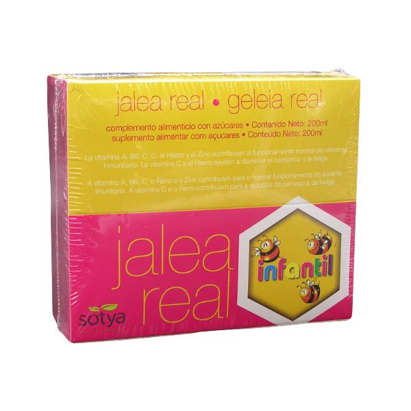 Imagen Jalea Real Infantil 20 Viales de 10 ml. Sotya Jalea real para niños Sotya
