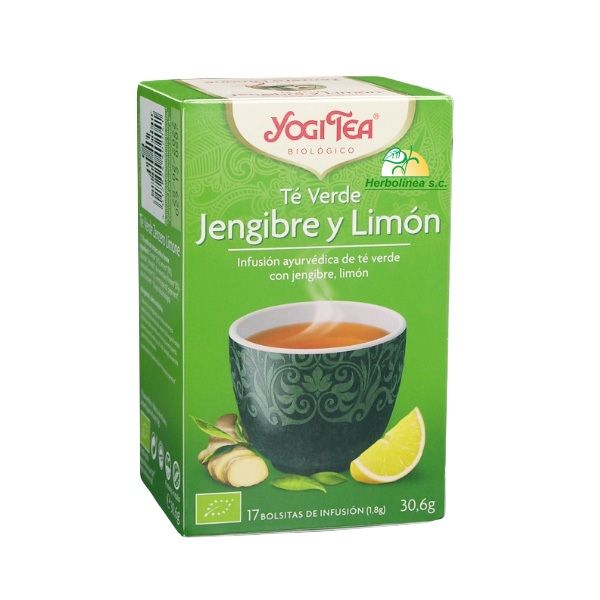 Yogi Tea Té Verde con Jengibre y Limón Filtros Té verde jengibre y limón