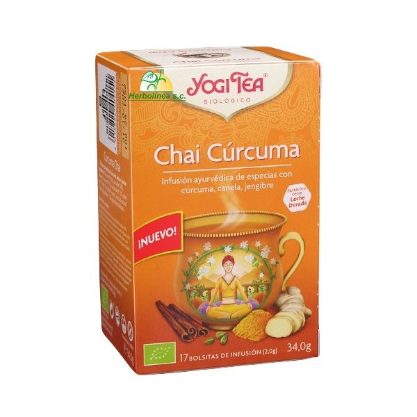Imagen-Yogi-Tea-Chai-Cúrcuma-Infusión Yogi tea chai cúrcuma