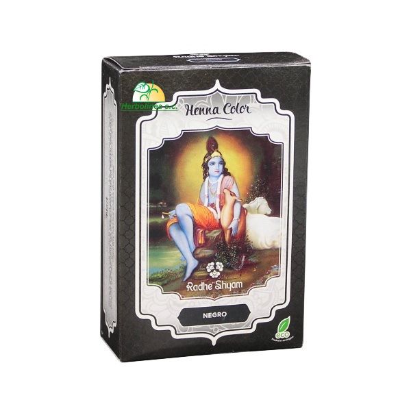 Imagen-Henna-Negro-Polvo-Tinte-Vegetal-Radhe-Shyam Henna negro polvo tinte