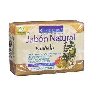 Jabón natural de sándalo bifemme