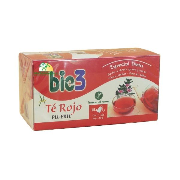 Imagen Té rojo Pu-erh Bio3 25 filtros Té rojo pu-erh bio3