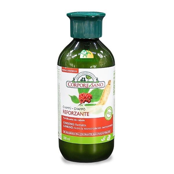 Imagen-Champú-Reforzante-Ginseng-300-ml.-Corpore-Sano Champú reforzante con ginseng